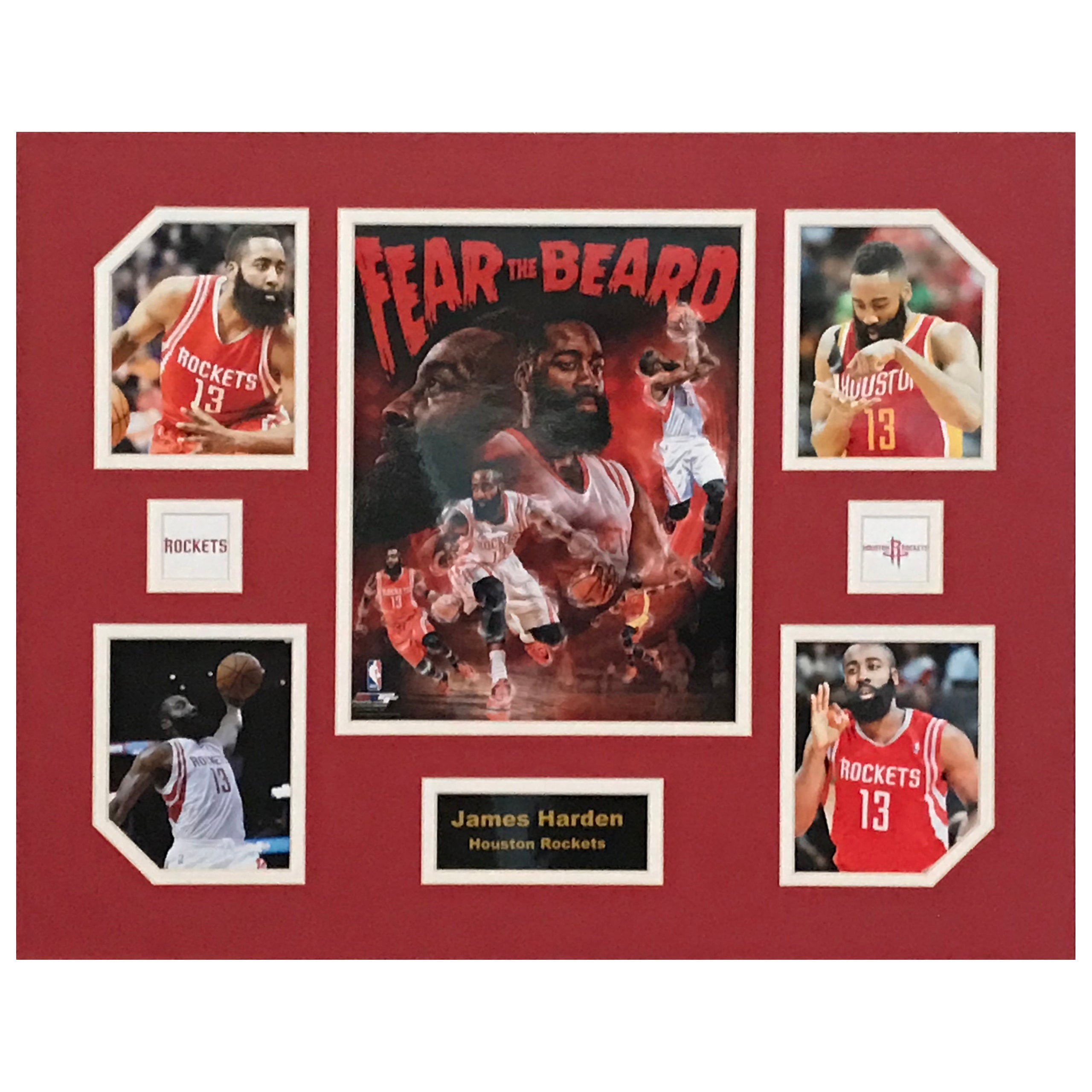 James Harden Collage Heroes Legends Superstars